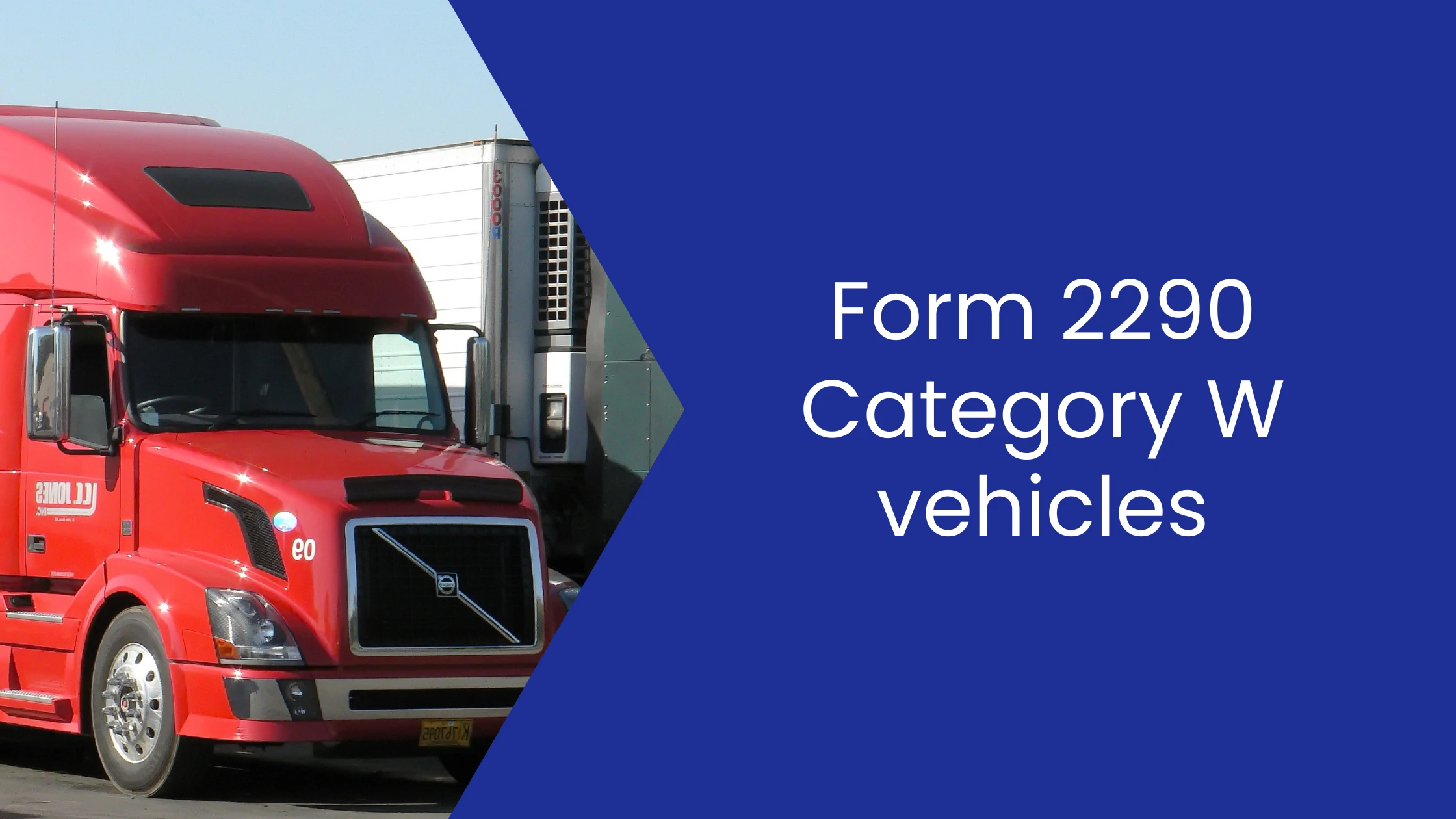 Form 2290 Category W